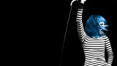 Paramore, волосы, цвет, фон, девушка
