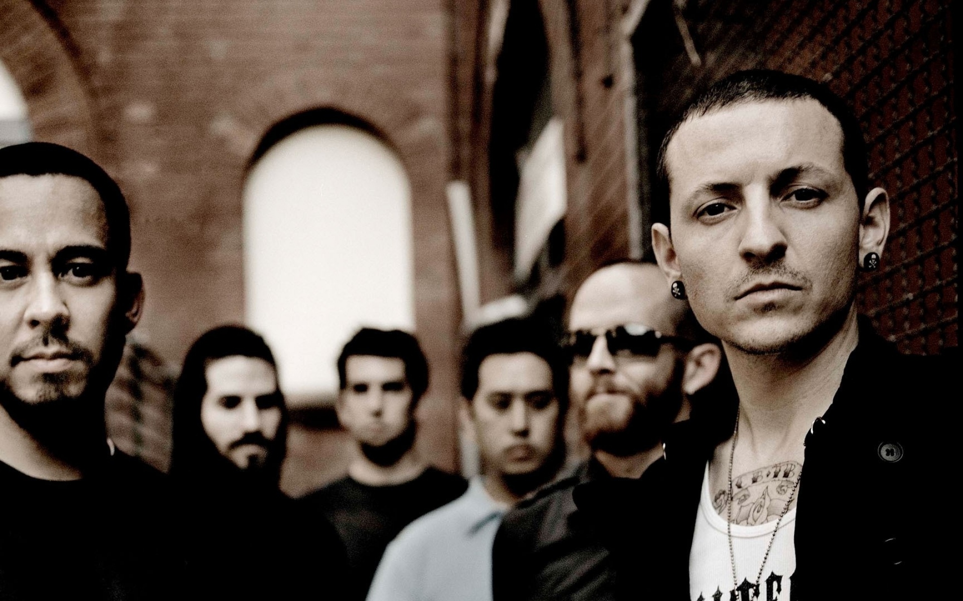 Картинки Linkin park, band, members, house, look фото и обои на рабочий стол