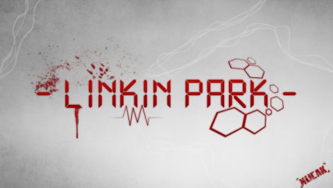 Linkin park, графика, шрифт, фон, спрей