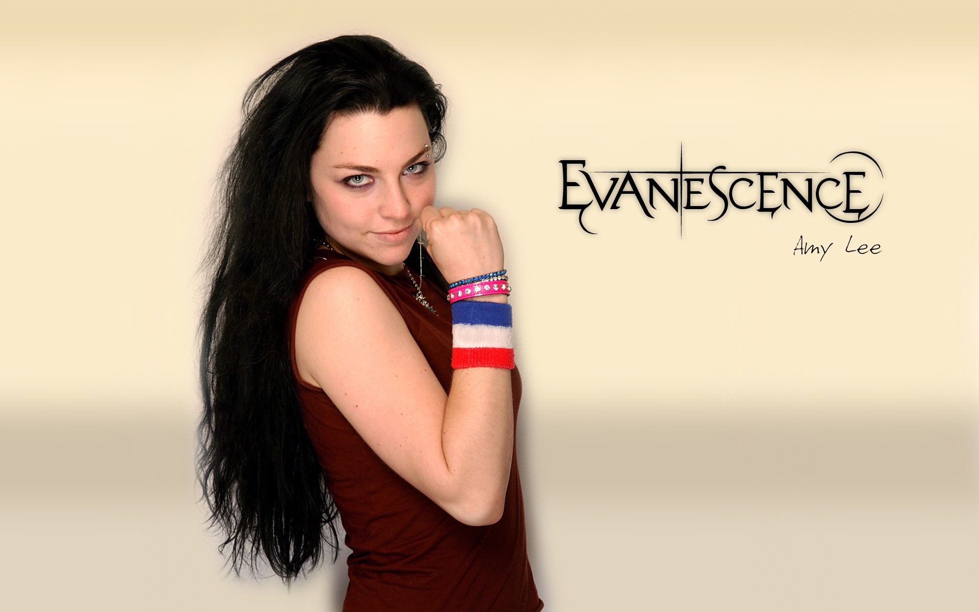 Картинки Evanescence, девушка, браслет, имя, образ фото и обои на рабочий стол