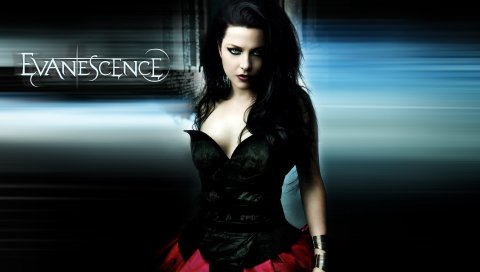 Evanescence, девушка, платье, макияж, юбка