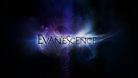Evanescence, имя, графика, шрифт, фон