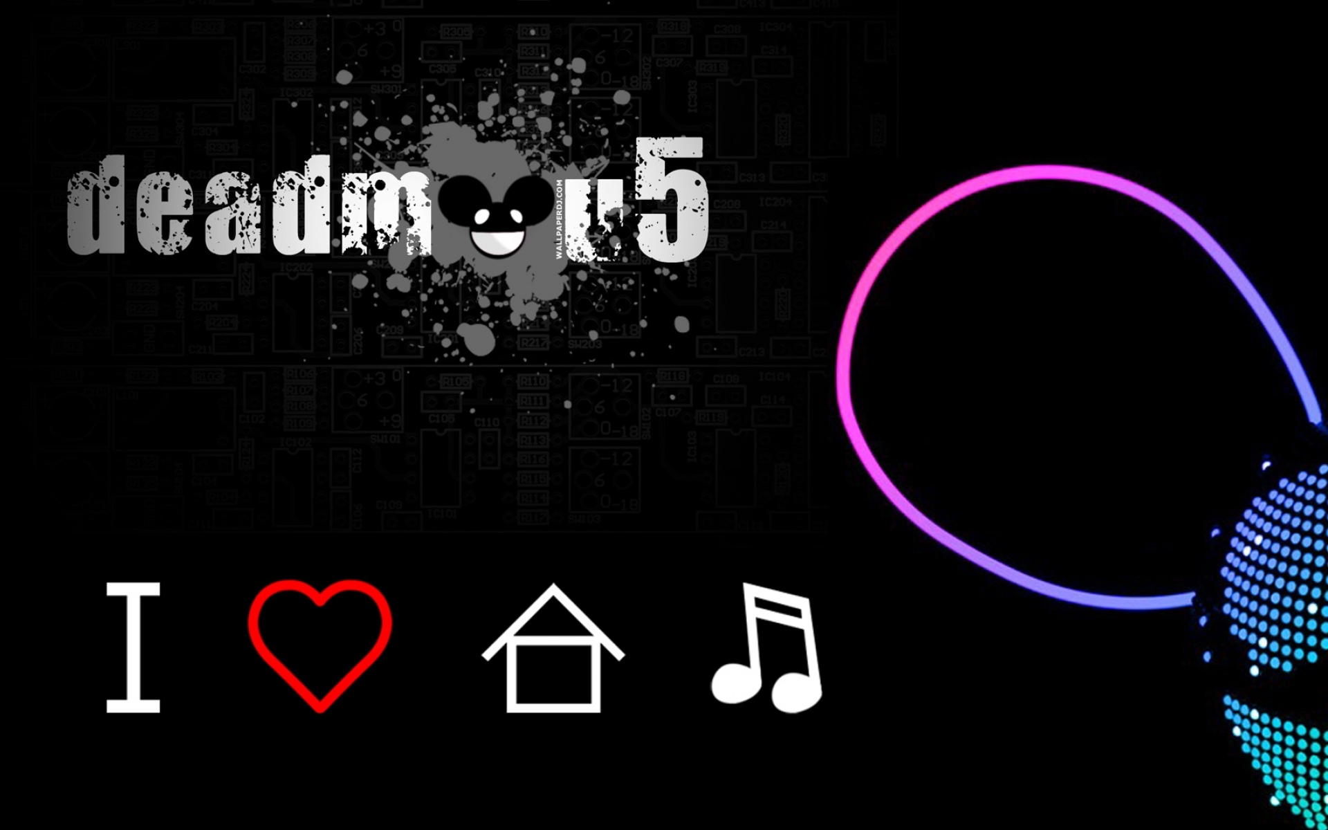 Картинки Deadmau5, иконки, графика, мышь, название фото и обои на рабочий стол