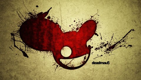 Deadmau5, спрей, имя, цвет, фон