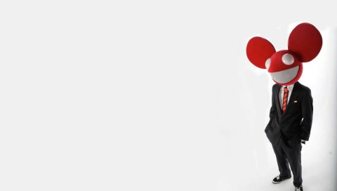 Deadmau5, костюм, мужчина, мышь, улыбка
