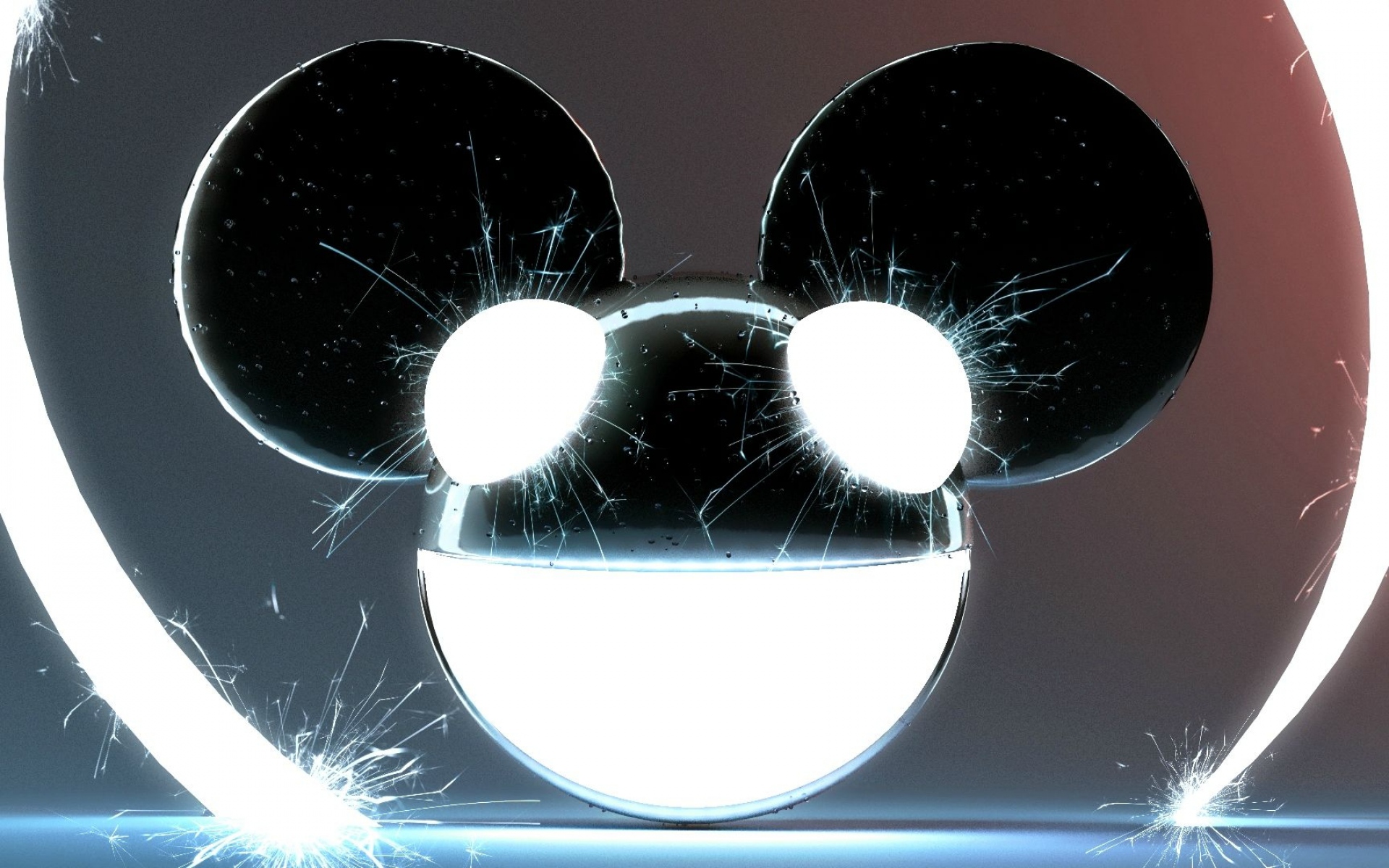 Картинки Deadmau5, искры, мышь, улыбка, глаза фото и обои на рабочий стол