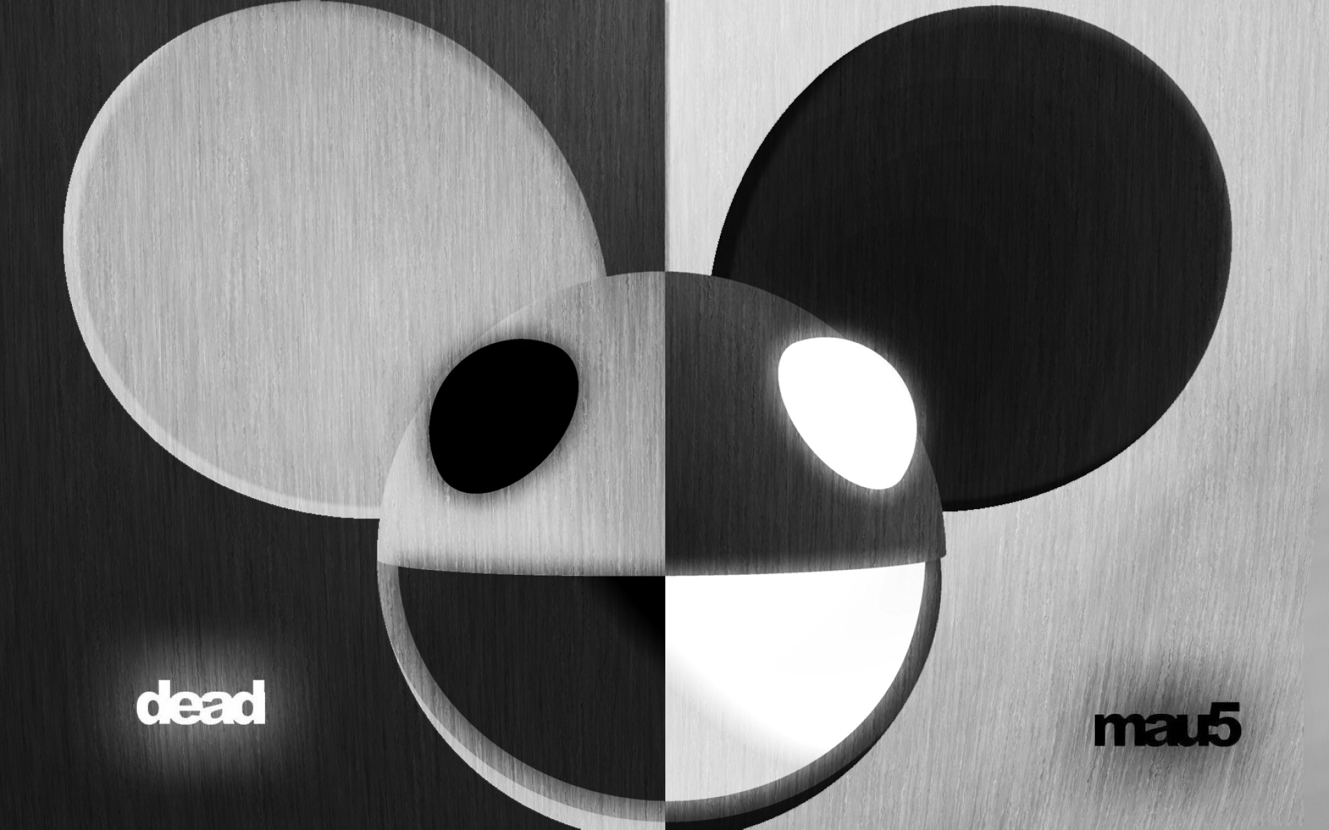 Картинки Deadmau5, мышь, фон, имя, свет фото и обои на рабочий стол