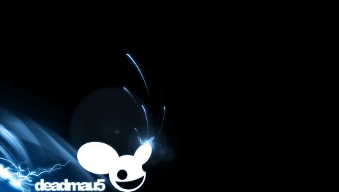 Deadmau5, графика, молния, энергия, мышь