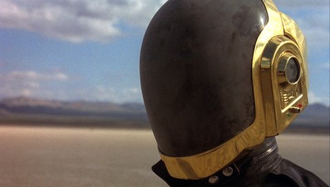 Daft punk, член, шлем, пустыня, небо