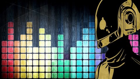 Daft punk, картинки, графика, член, шлем