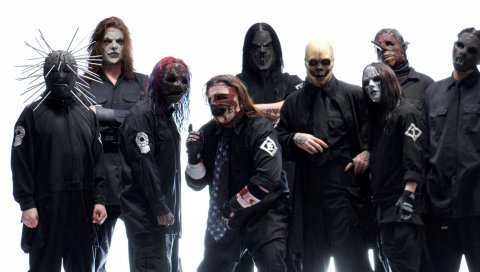 Slipknot, группа, маски, костюмы, изображение