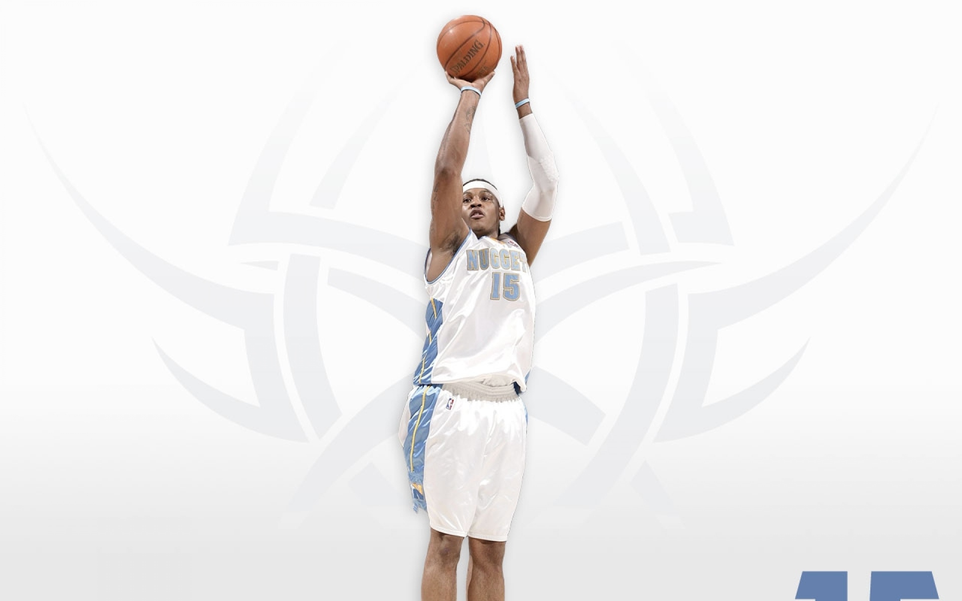 Картинки Carmelo anthony, прыжок, баскетболист, мяч, номер фото и обои на рабочий стол