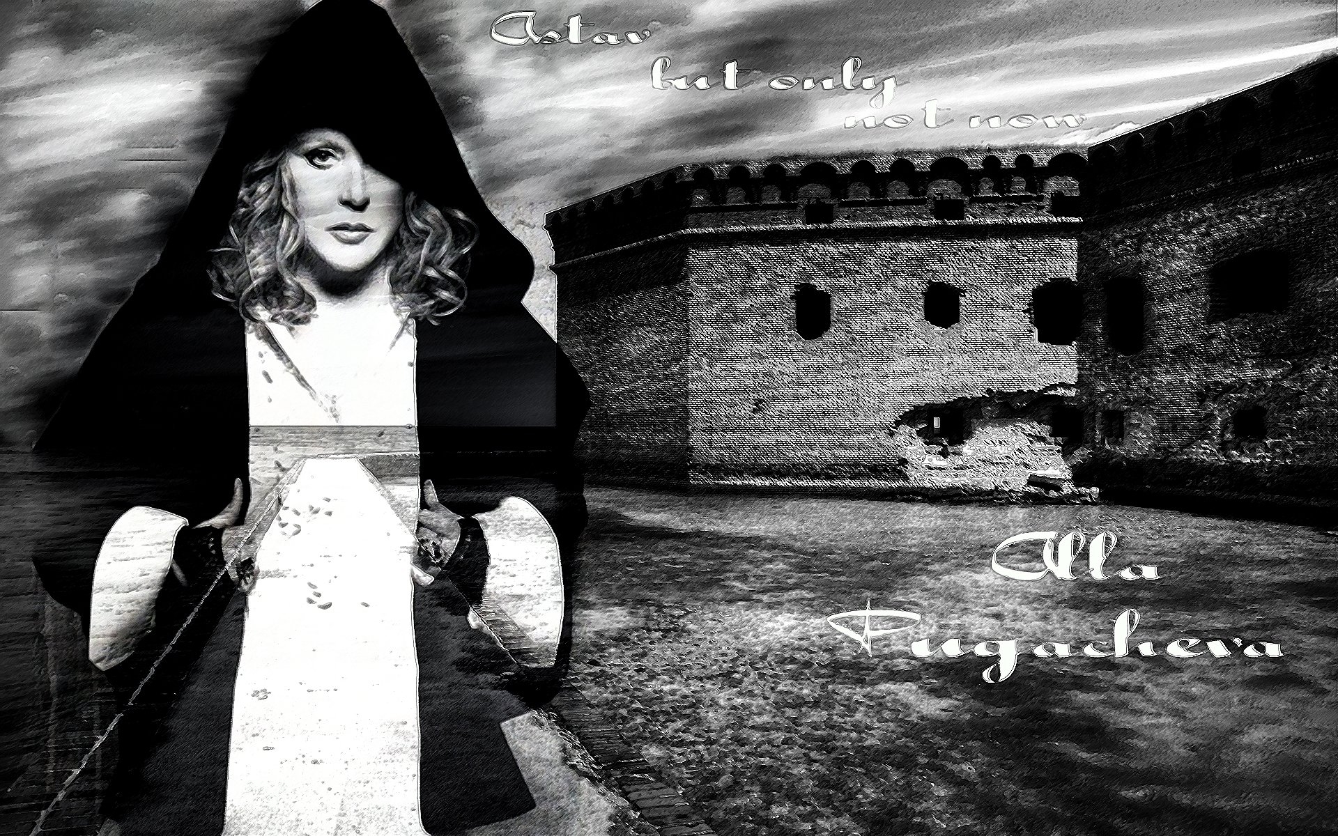 Картинки Alla pugacheva, графика, замок, облака, mac фото и обои на рабочий стол