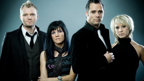 Skillet, группа, участники, фон, взгляд