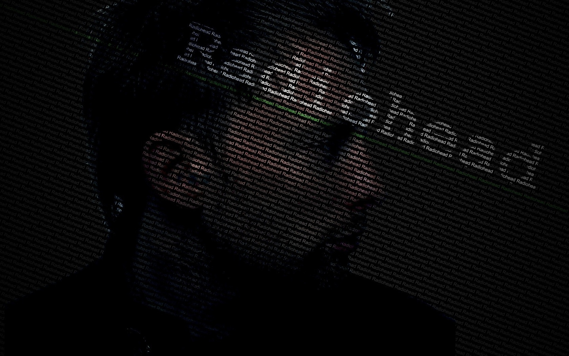 Картинки Radiohead, солист, текст, графика, знак фото и обои на рабочий стол