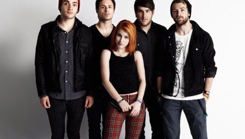 Paramore, группа, участники, взгляд, фото-набор