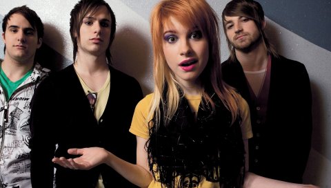 Paramore, группа, участники, взгляд, удивление