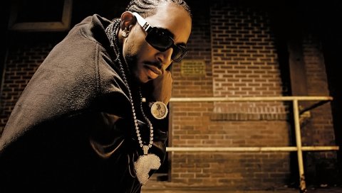 Ludacris, улица, очки, цепочка, часы