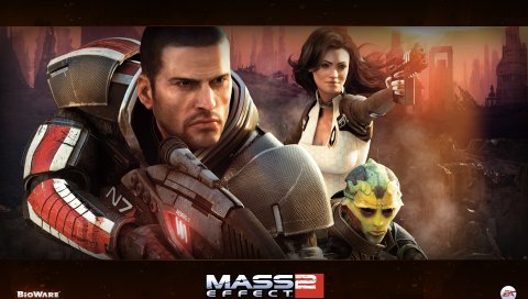 Массовый эффект 2, команда, капитан, shepard
