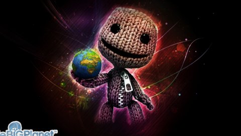 Littlebigplanet, lbp, маленькая большая планета, сакбоя, кукла