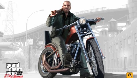 Johnny, biker, gta 4 потерянный и проклятый, johnny klebitz, мотоцикл