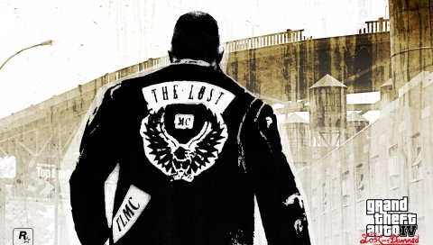 Потерянный, банда, gta 4 потерянный и проклятый, gta 4, байкер, потерянный и проклятый