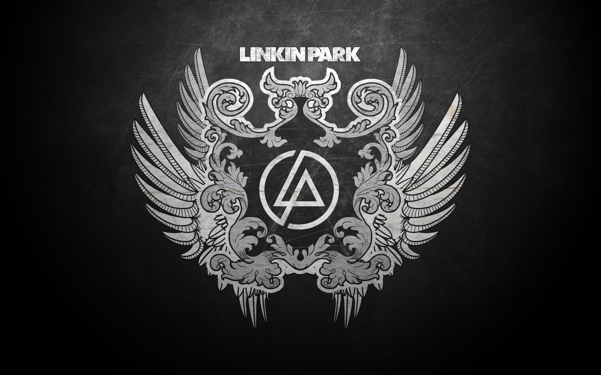 Картинки Linkin park, крылья, перья, буквы, символ фото и обои на рабочий стол