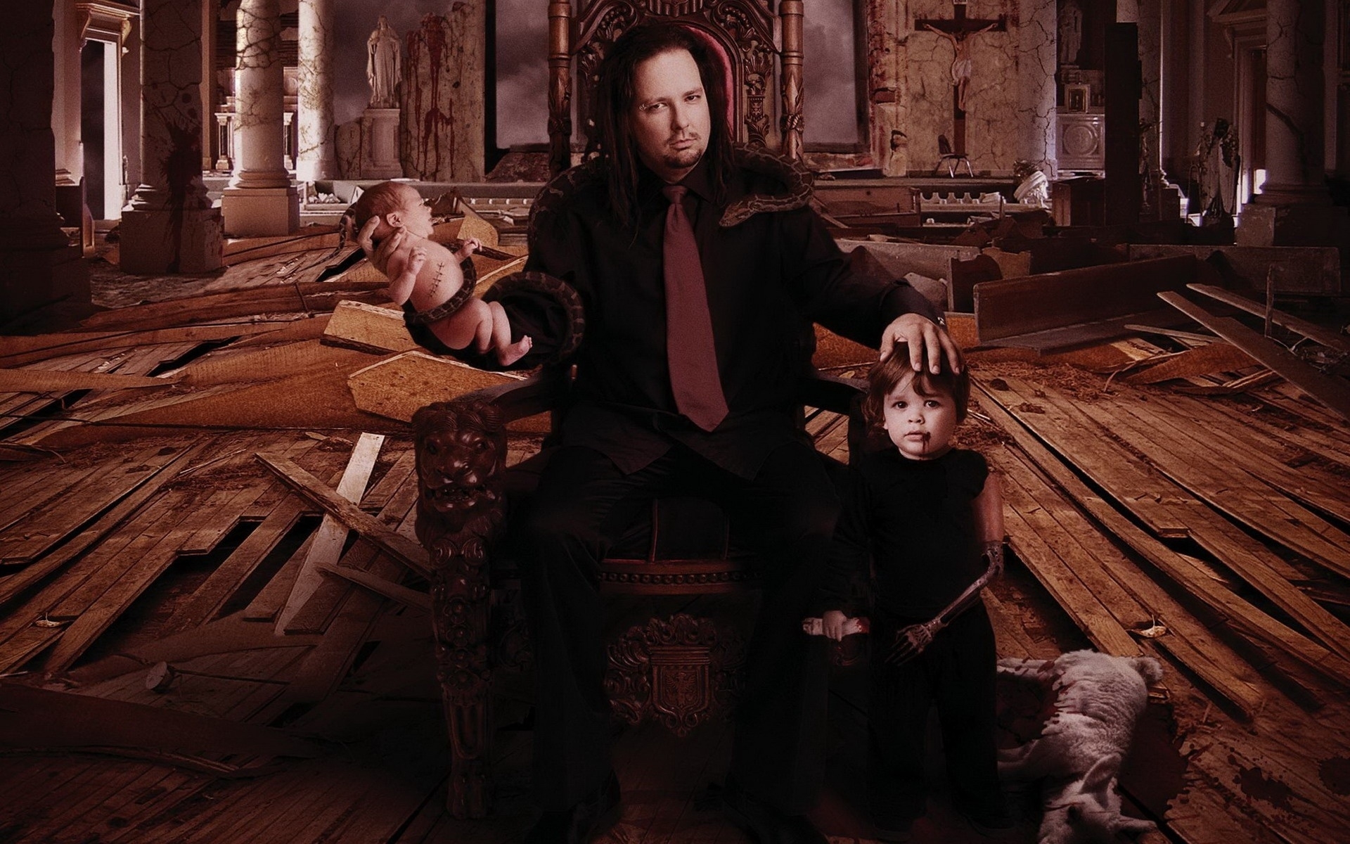 Картинки Korn, solo, ребенок, ребенок, коза фото и обои на рабочий стол