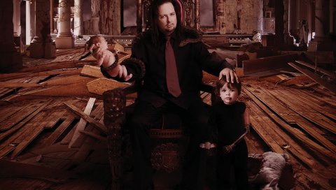 Korn, solo, ребенок, ребенок, коза