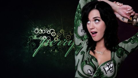 Katy perry, платье, эмоции, руки, графика
