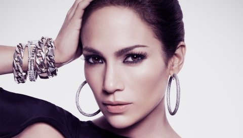 Jennifer lopez, jewerly, платье, взгляд, волосы