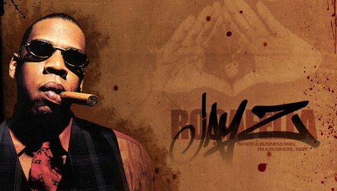 Jay-z, сигара, очки, галстук, жилет