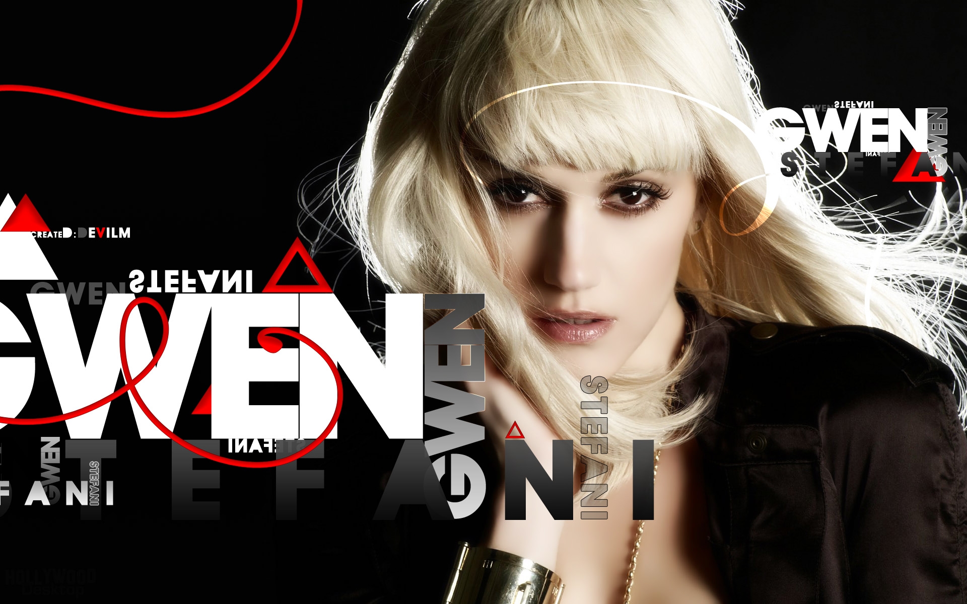 Картинки Gwen stefani, буквы, волосы, глаза, взгляд фото и обои на рабочий стол