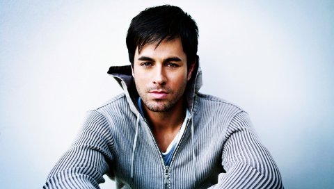 Enrique iglesias, лицо, взгляд, волосы, глаза