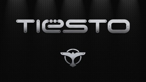 Dj tiesto, логотип, буквы, птица, фон