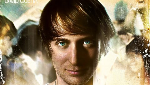 David guetta, лицо, взгляд, глаза, графика