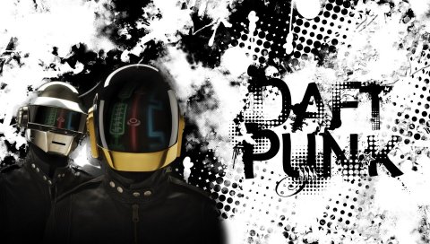 Daft punk, band, image, helmets, look