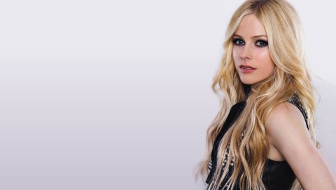 Avril lavigne, девушка, платье, взгляд, глаза