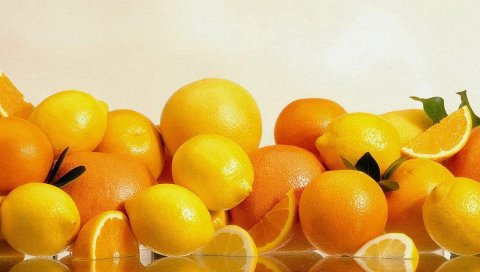 Апельсины, грейпфруты, лимоны, цитроны