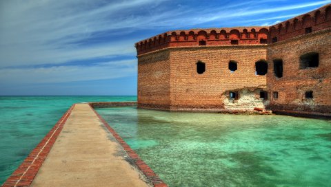 Курорт, вода, море, океан, здание