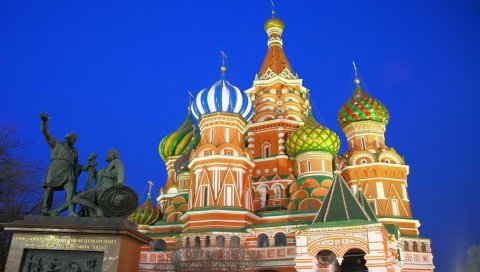 Москва, россия, кремль, красный квадрат