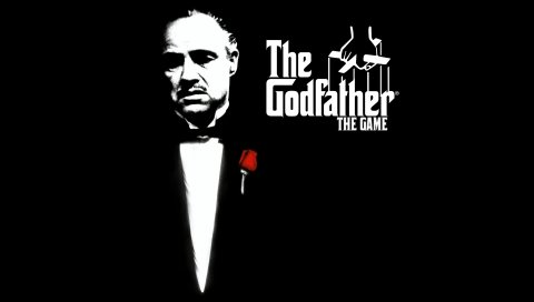 Крестный отец, марлонский брендо, дон викто corleone, черный, роза