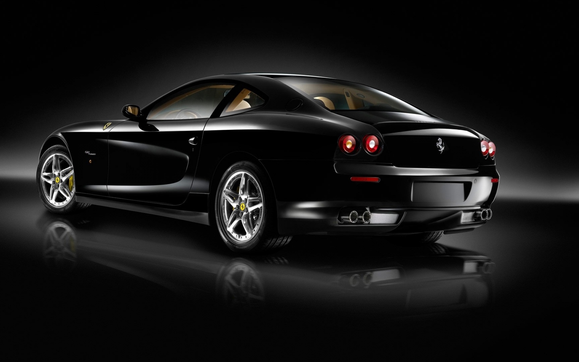 Картинки Ferrari, черный, вид сбоку, стиль, блеск фото и обои на рабочий стол