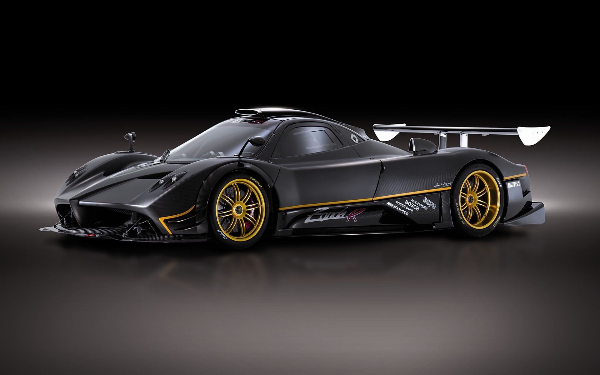 Картинки Auto, zonda, серая, левая сторона фото и обои на рабочий стол