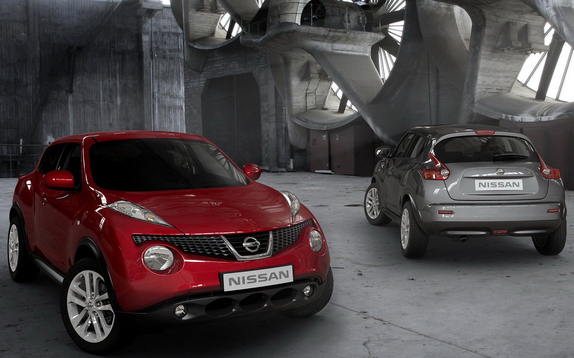 Картинки Nissan, серый, красный, авто фото и обои на рабочий стол