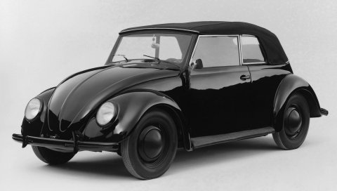Volkswagen, авто, черный, ретро
