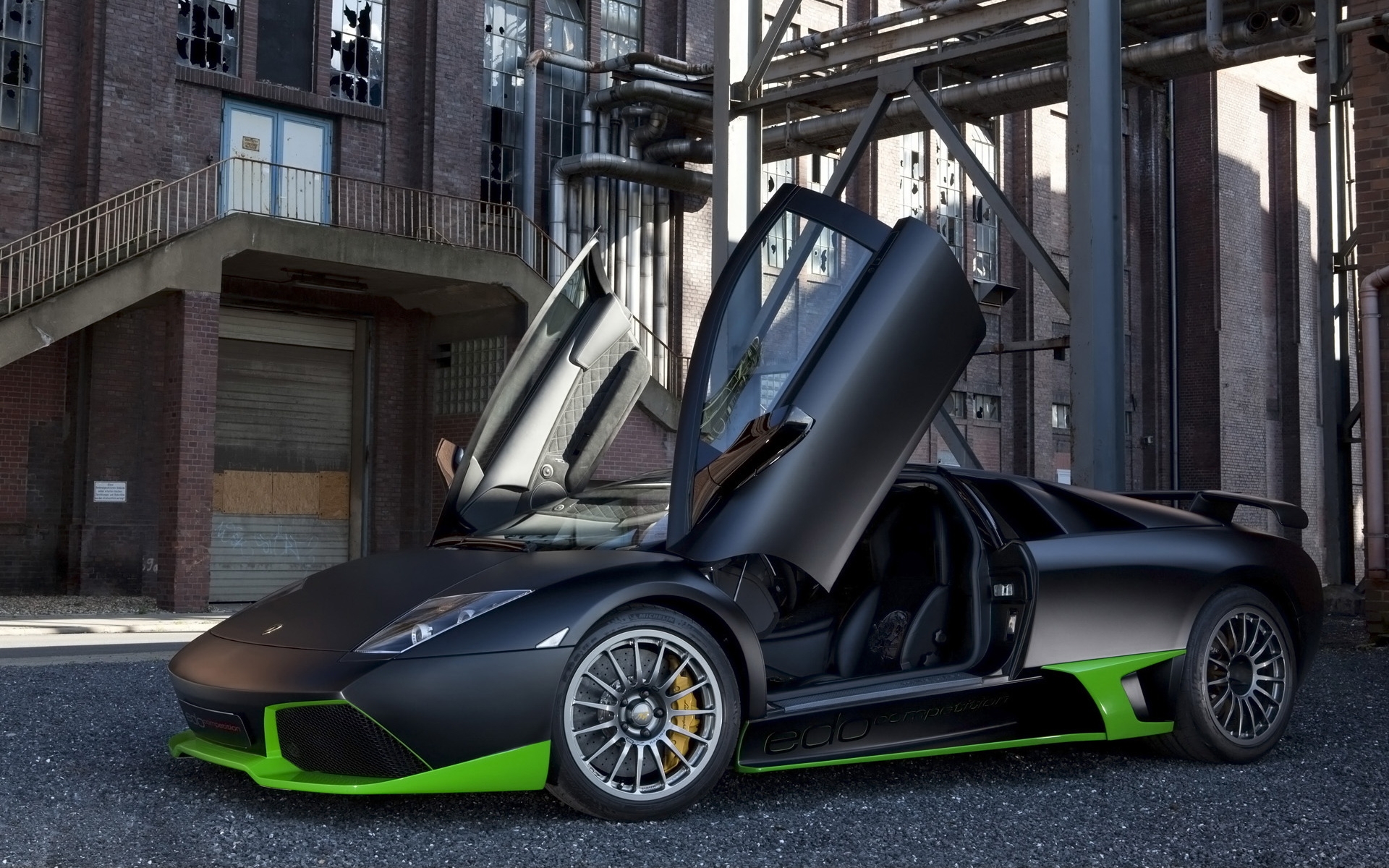 Картинки Lamborghini, murcielago lp750, черный, зеленый, авто фото и обои на рабочий стол
