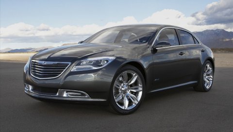 Chrysler 300, черный, стильный, автомобиль