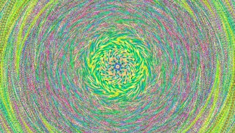 Абстракция, иллюзия, вращение, зеленый, серый