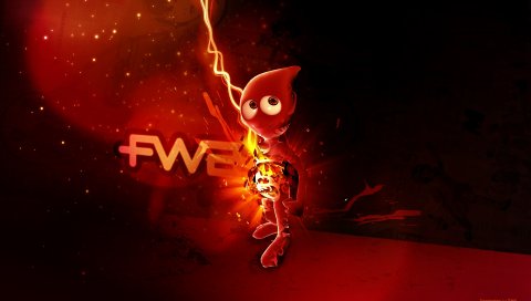 Fwa, ударил, черный, оранжевый